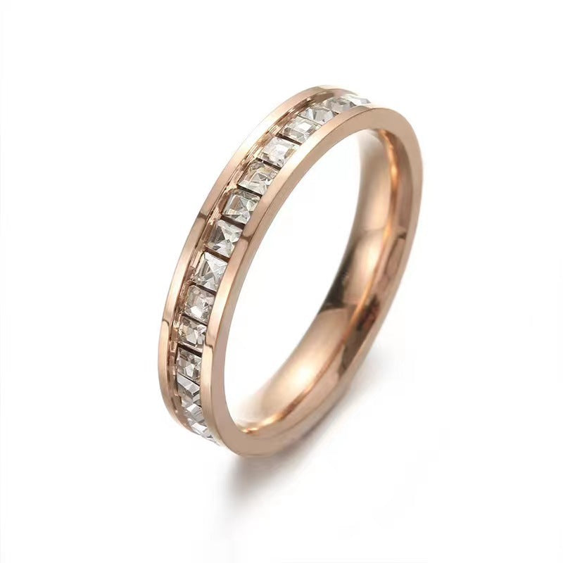 Anillos de acero de titanio al por mayor